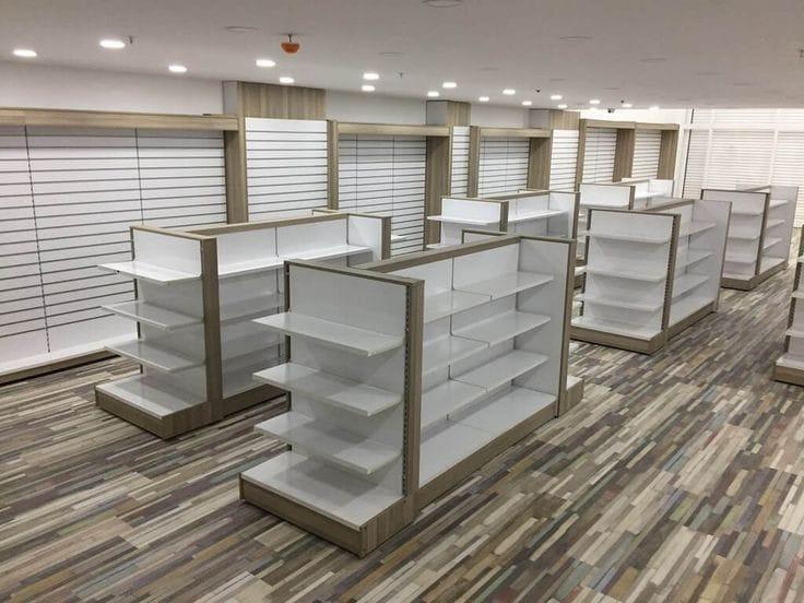 Commercial interior shelving